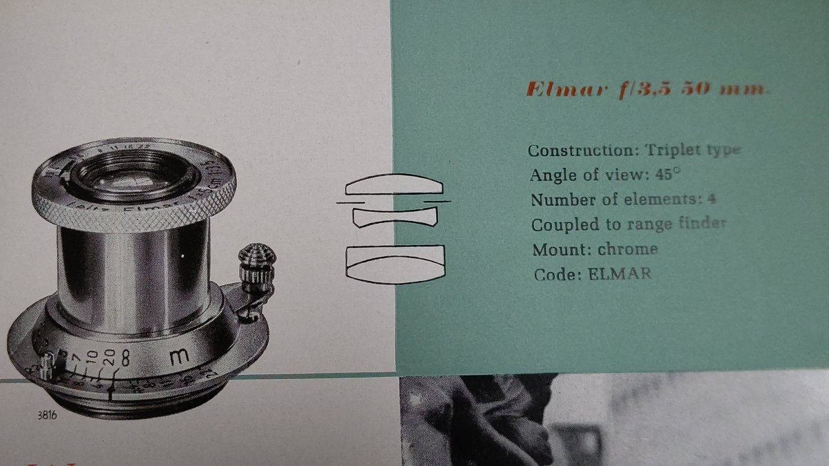 Elmar 5cm F/3.5はTessarタイプなのか？｜うにょーん