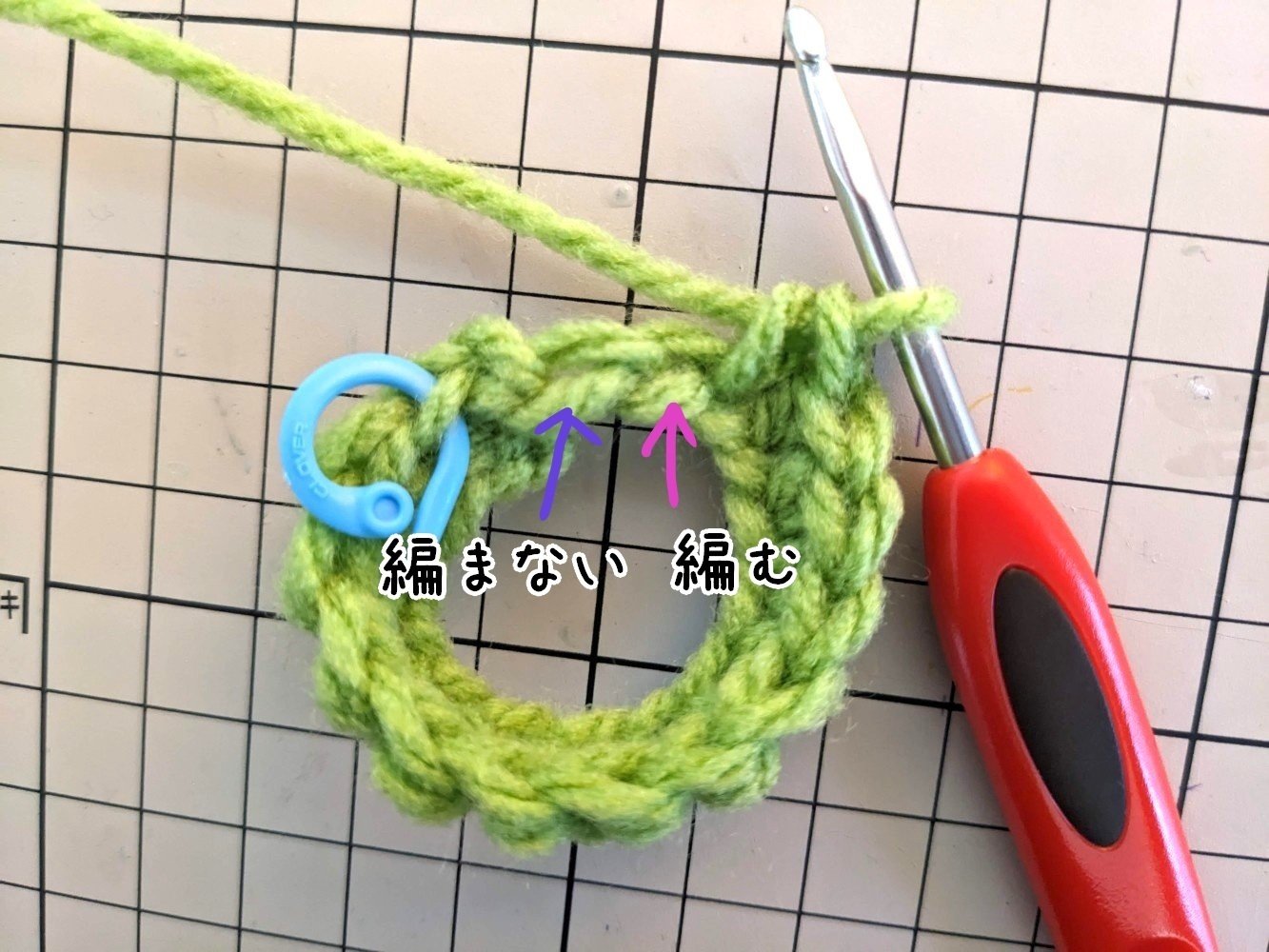 かぎ針】編み物初めてさん向け③ 筒状に編む ぬい用 かんたんな服