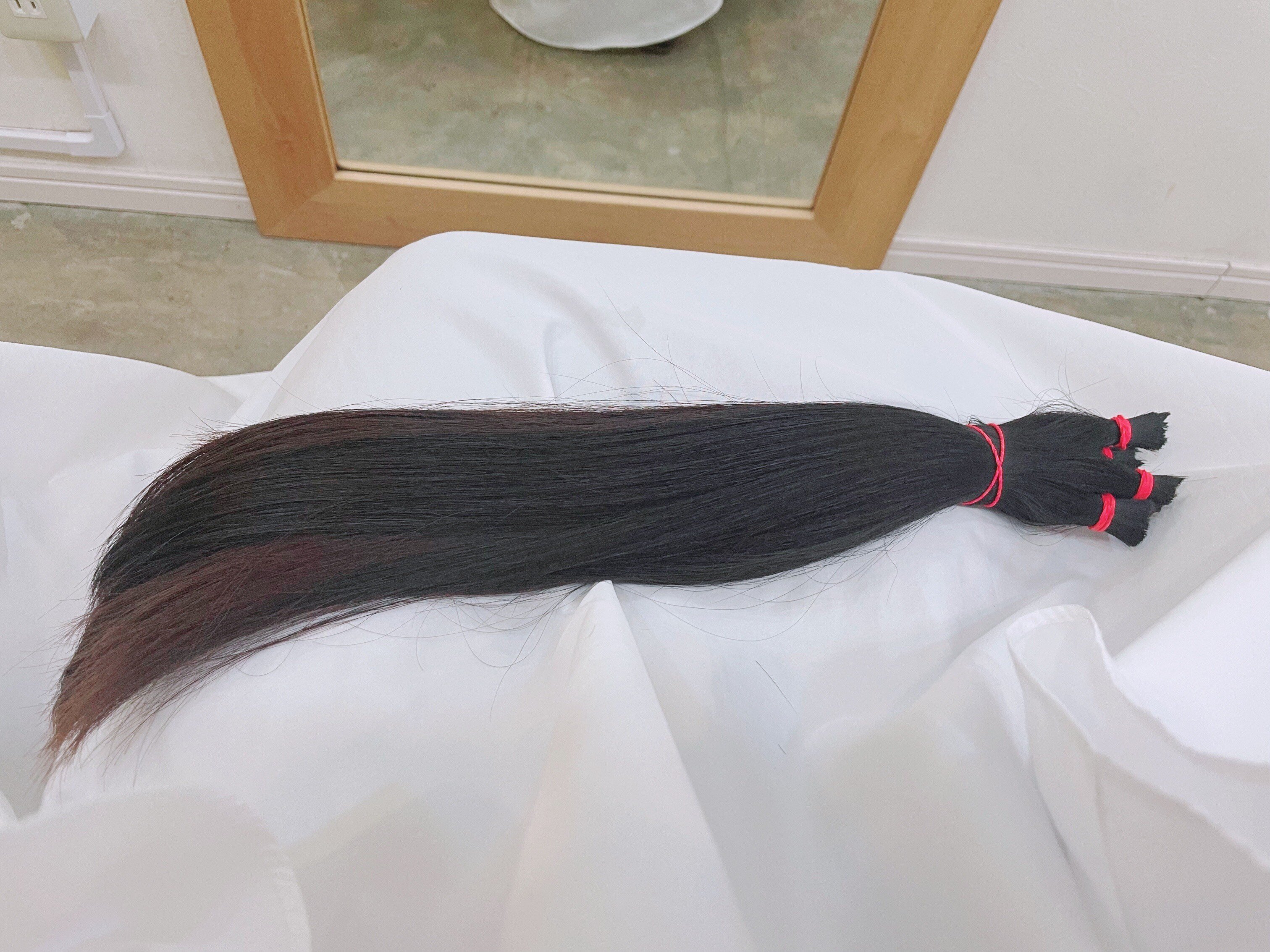 ヘアードネーション 日本人 12歳  33センチ前後 105グラム Yahoo!オークション - ヘアドネーション 髪の毛 32cm 日本人