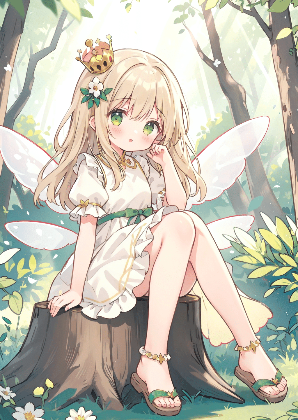 10/27 (全体公開)妖精さん(5枚)｜あいおえおえかきの