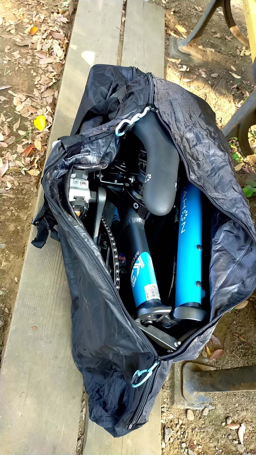 Dahon K-3の輪行袋をMontBellに変えてみた|Tb-wGr Dahon K-3の輪行袋をMontBellに変えてみた|Tb-wGr