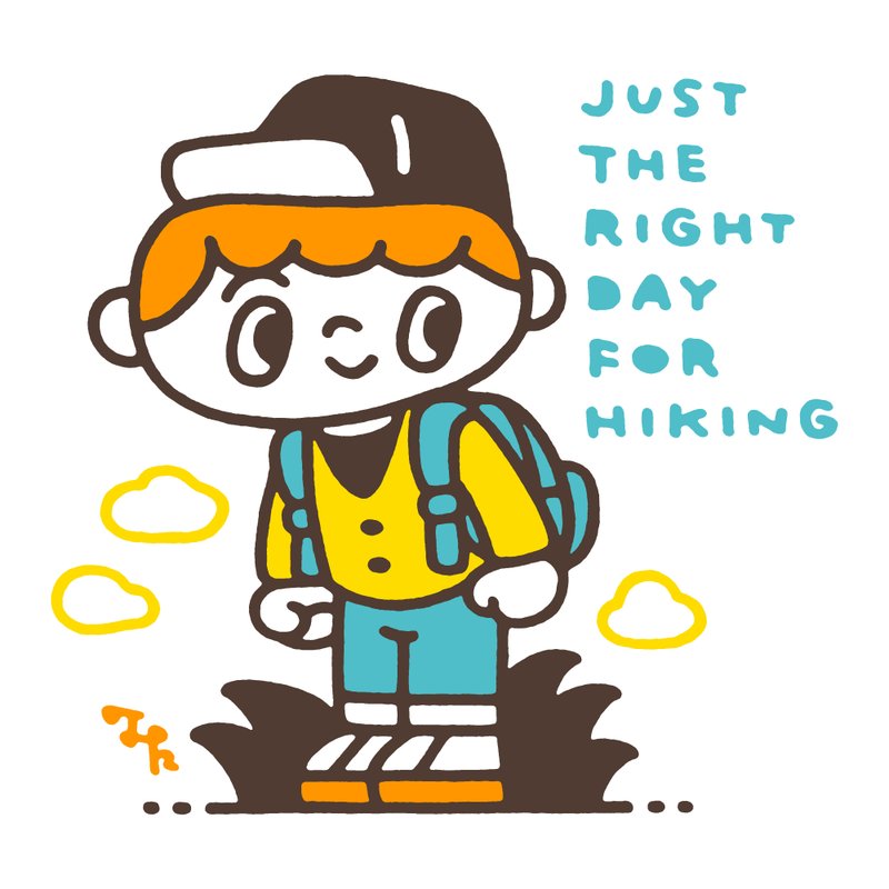 ハイキングにぴったりの日！