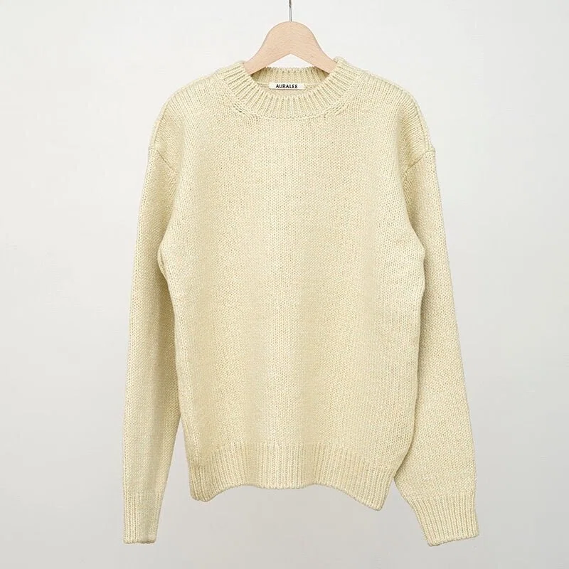 配色が素敵なニット。【AURALEE】からラストデリバリーです！SILK WOOL 