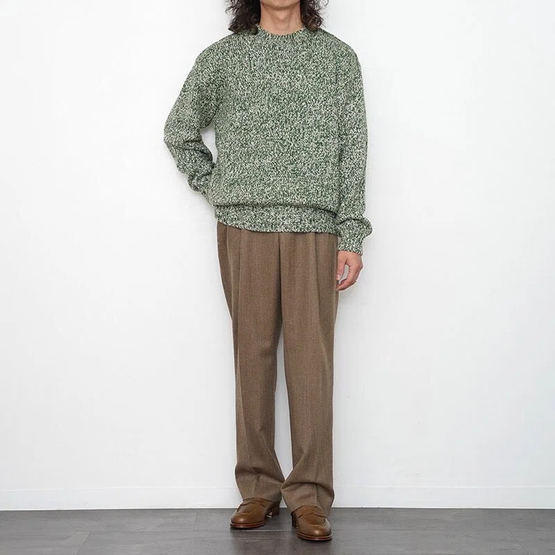 配色が素敵なニット。【AURALEE】からラストデリバリーです！SILK WOOL 