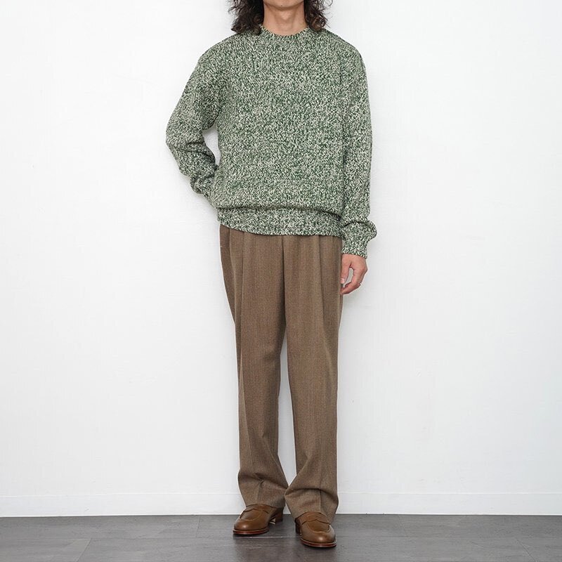 配色が素敵なニット。【AURALEE】からラストデリバリーです！SILK WOOL  