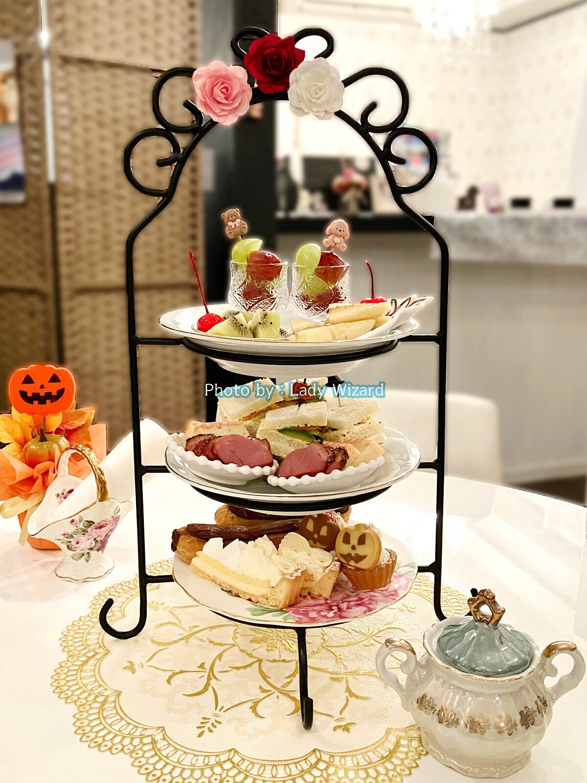鬼怒川観光】2人前￥6,000 アフタヌーンティー Tearoom chiffon