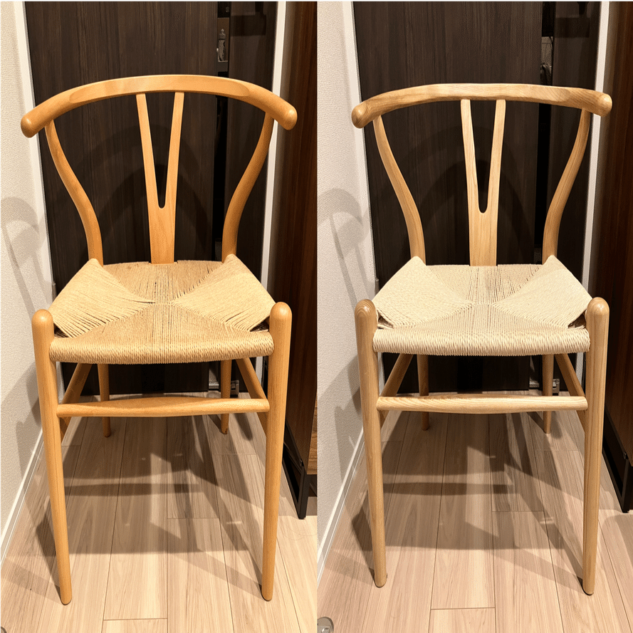 yチェア　カールハンセン　イームズ　リプロダクト 続・Yチェア】 正規品と格安リプロダクト2年使ってどうだった？使用感