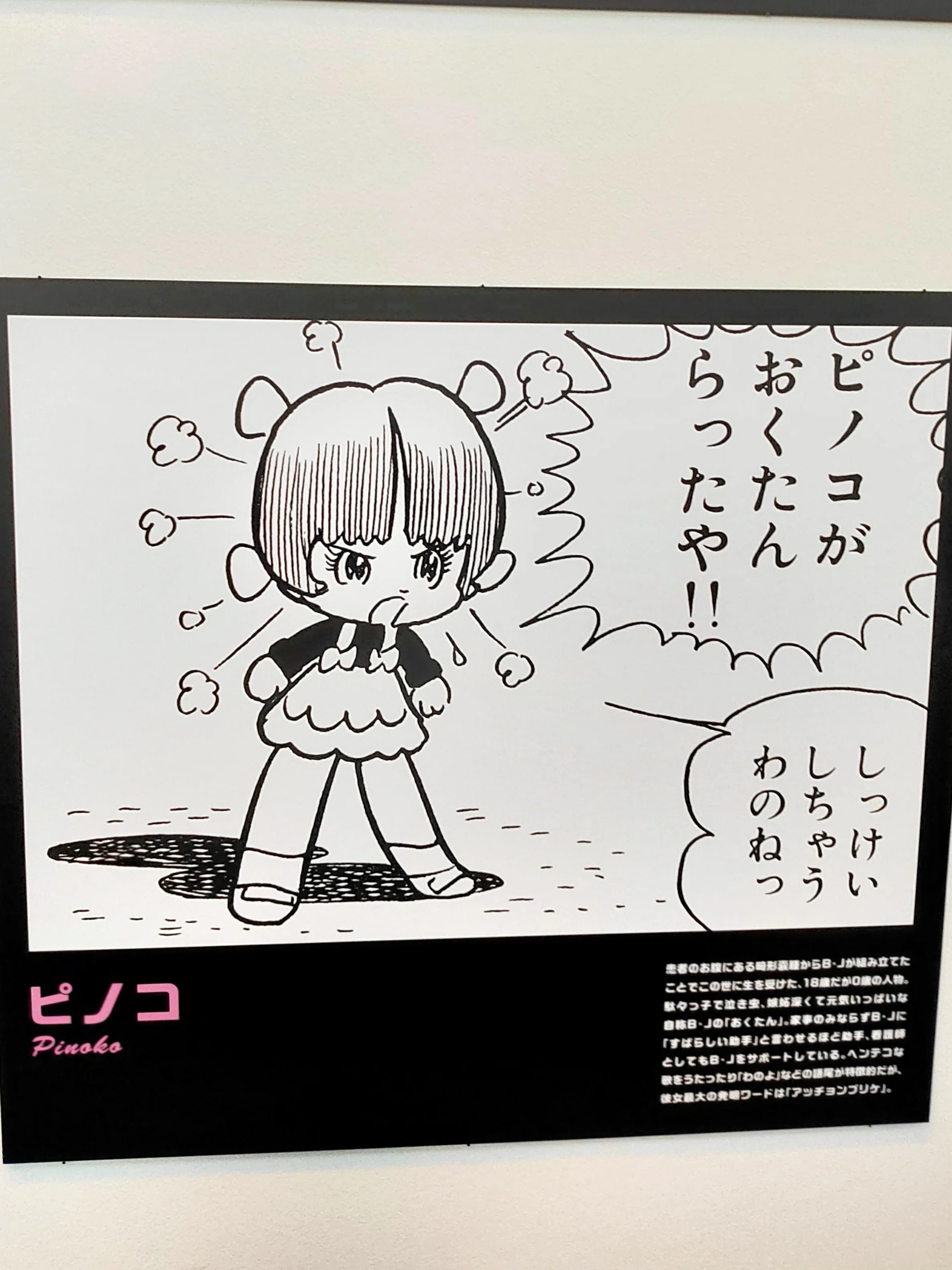 あっちょんぷりけ！ブラックジャック展行ってきたよ💉｜きみマム