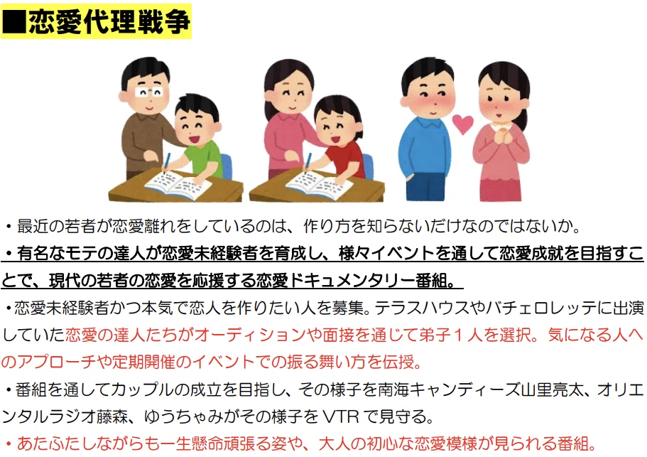 放送作家の先輩に番組企画案の極意を教わりました。｜テレビ番組の