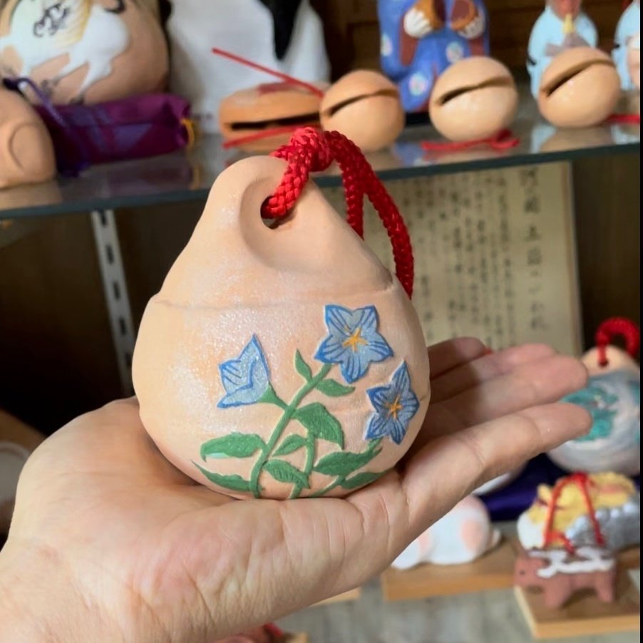 花絵土鈴 伝統郷土玩具 愛知の郷土玩具「きらら鈴」｜中村亜弓＠愛知の伝統工芸