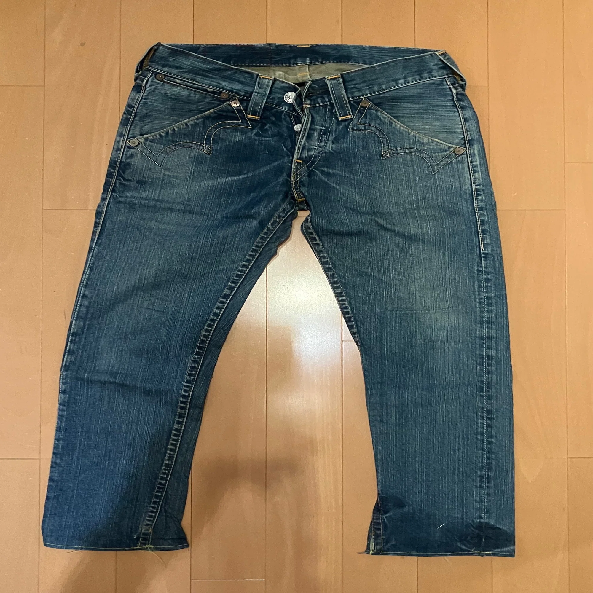 家庭用ミシンでDIY 3】リーバイスレッドの名作メキシカンブーツカット 