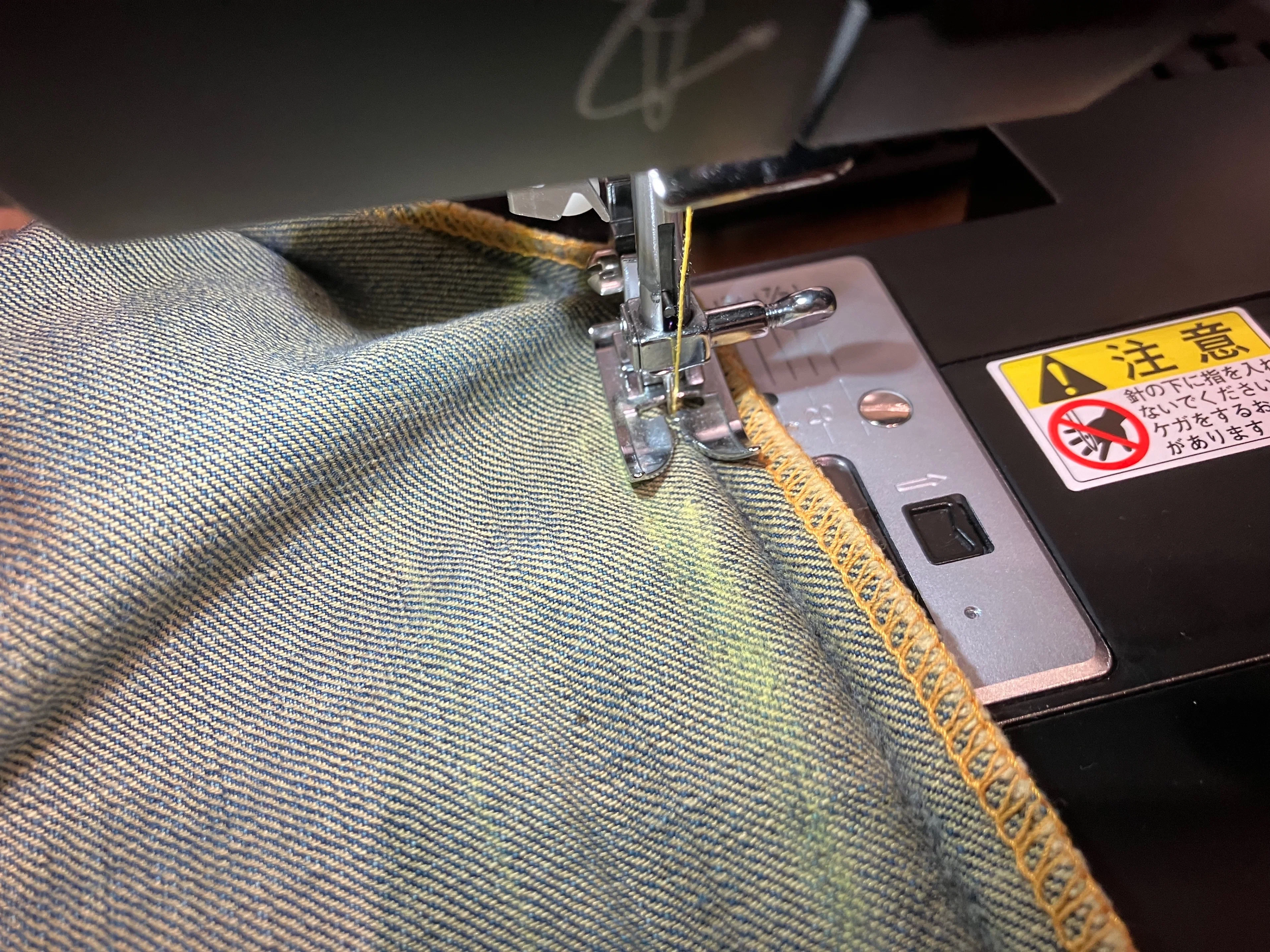 家庭用ミシンでDIY 3】リーバイスレッドの名作メキシカンブーツカット