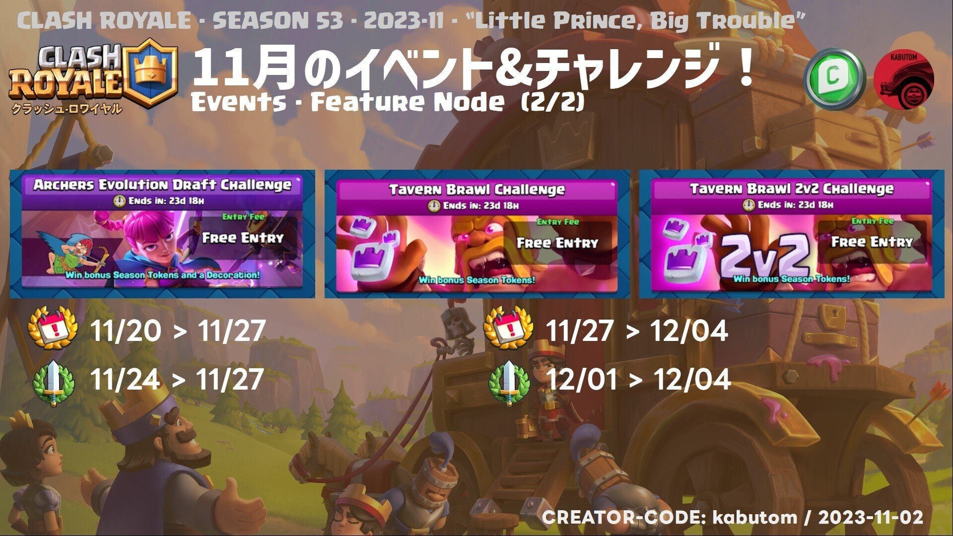 クラロワ | シーズン情報(Season 53) クラロワ | シーズン情報(Season 53)