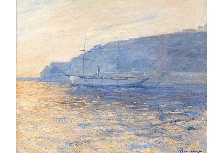 モネlog: ル・アーヴルの風景画（港の賑わい）