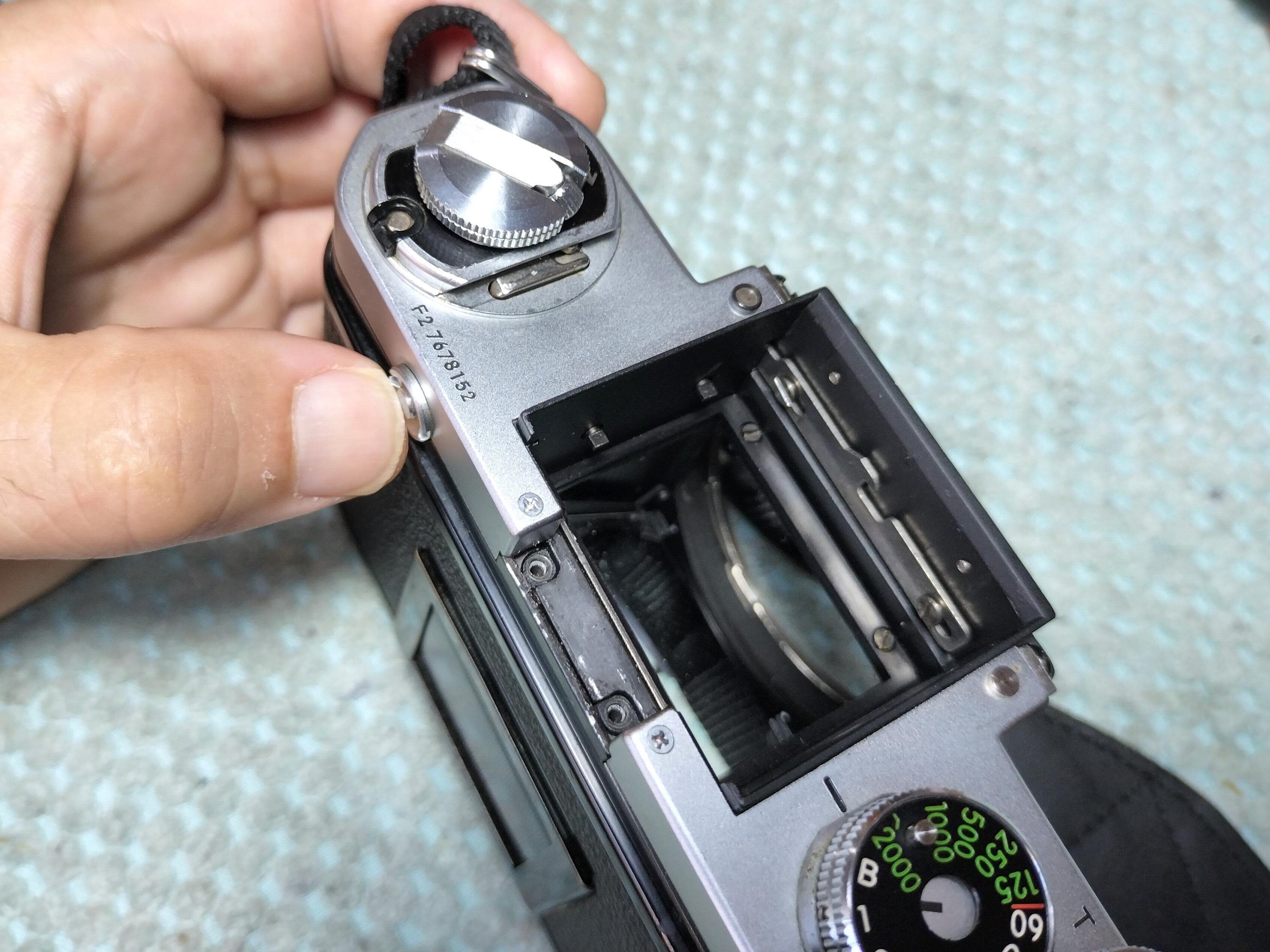 Nikon F2の分解|フィルムカメラ修理のアクアカメラ Nikon F2の分解|フィルムカメラ修理のアクアカメラ