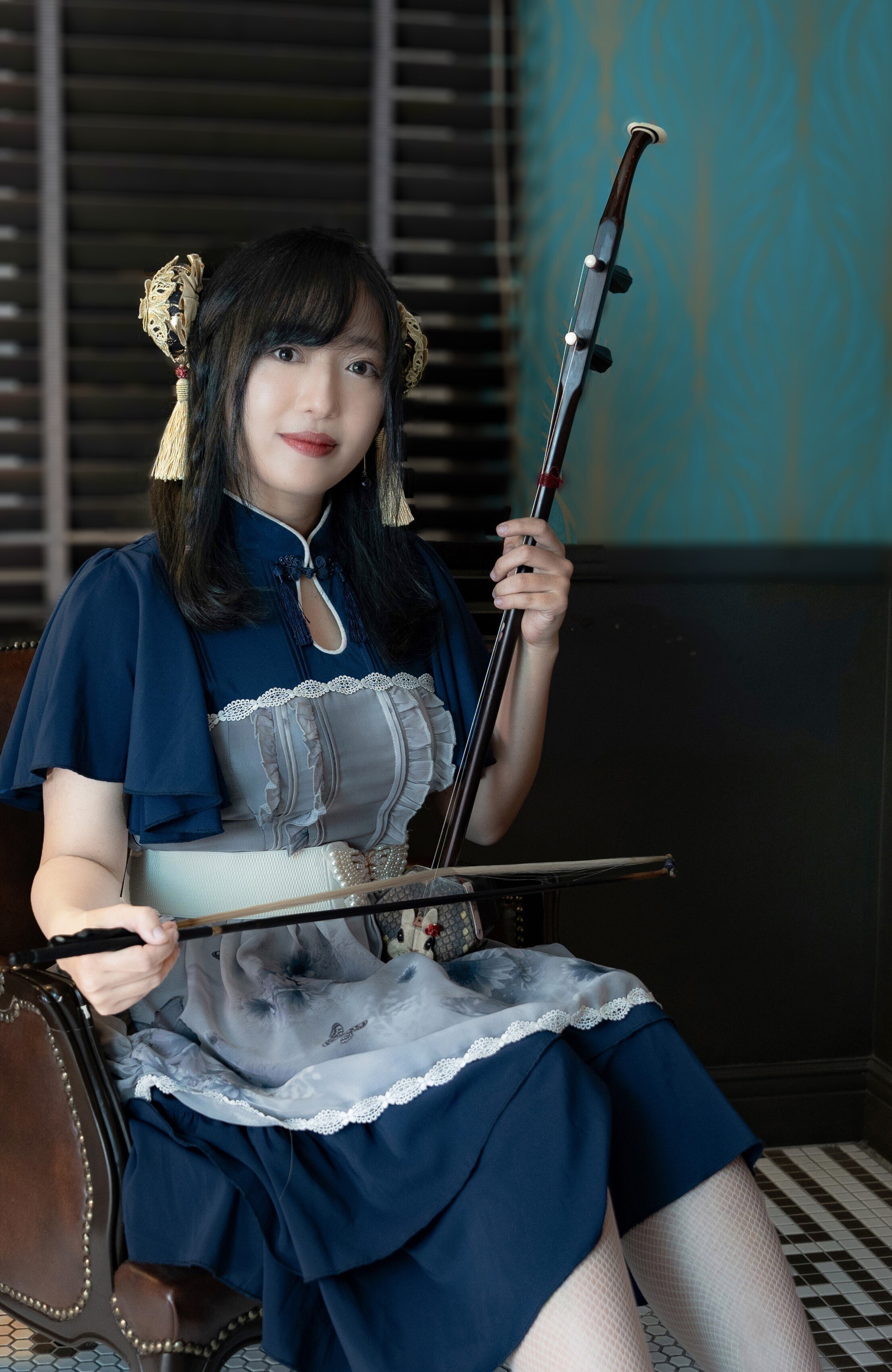演奏者二胡
