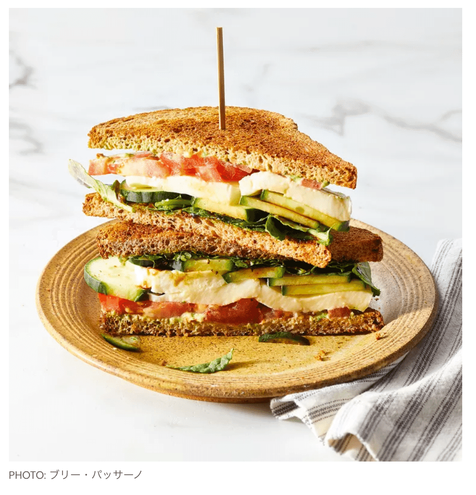 繊維たっぷりで満足感が高いヴェジタリアンのサンドウィッチ｜Satoko