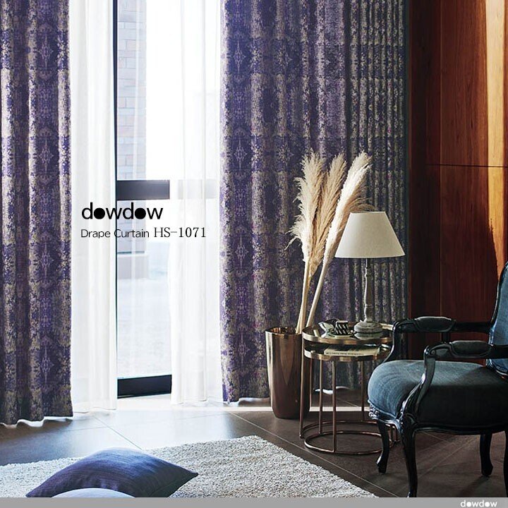 シャビーシックな家具と合わせて ドレープカーテン hino コテージ