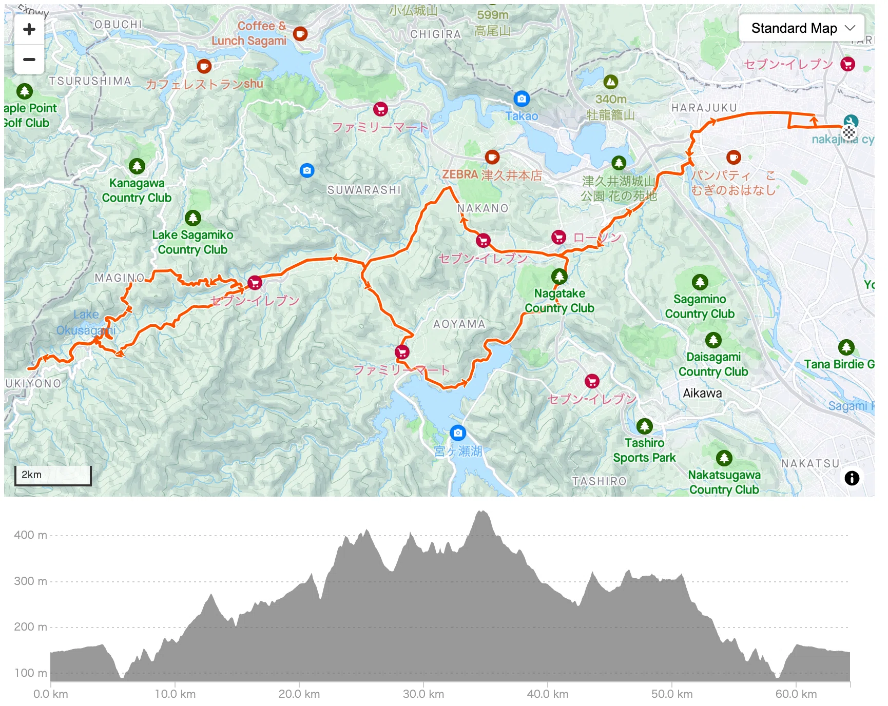 相模原おすすめサイクリングコースLv3 〜相模原の王道をゆく。宮ヶ瀬+