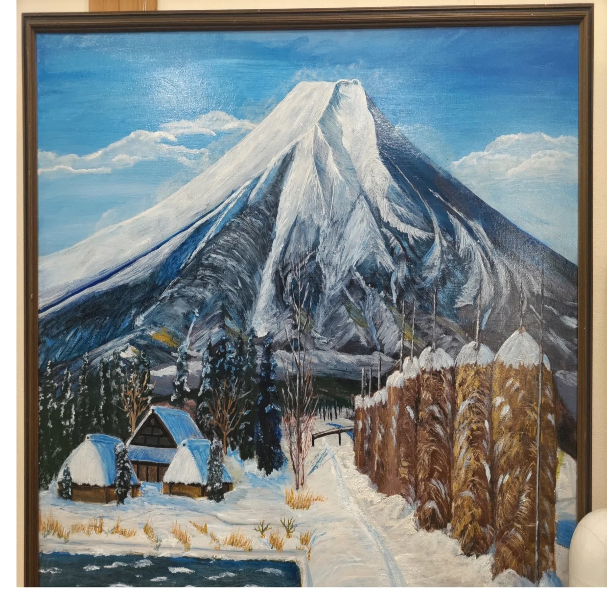 油絵（秩父の山）｜Fortuna-les.ru