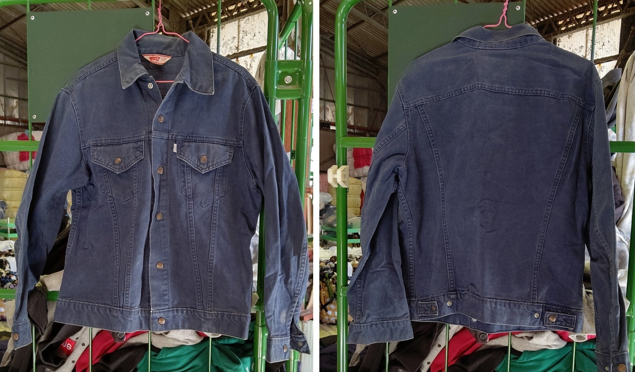 Levi's白タブBig”E”のGジャンをレスキューした✨リーバイス