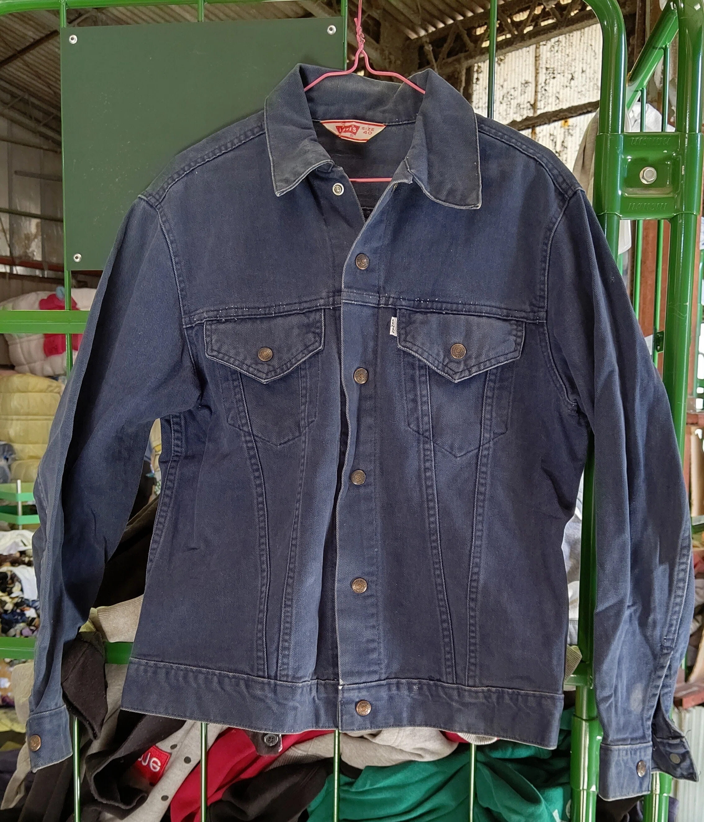 Levi's白タブBig”E”のGジャンをレスキューした✨リーバイス
