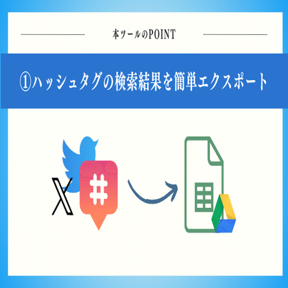 Twitter(X)のハッシュタグ検索結果を簡単にエクスポートする方法｜GASラボ