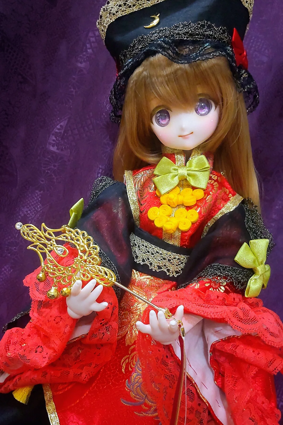 純狐のドール作ってみた②【メイクリテイク編】【ヘッドメイク練習③ 