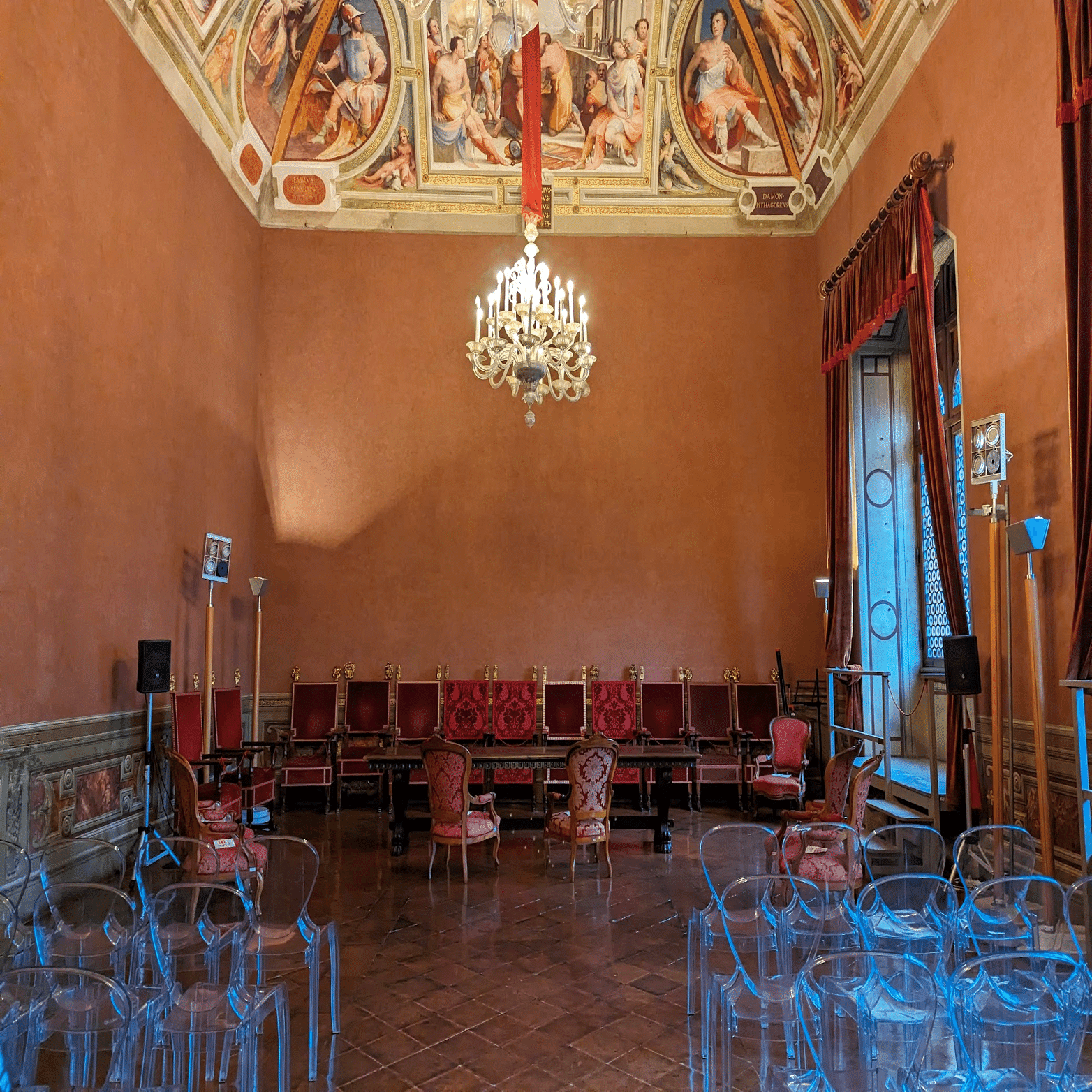 水彩画原画 シエナのカンポ広場 シエナ歴史地区（イタリア） | World