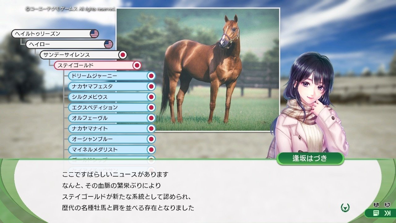 Winning Post 10 ステイゴールド 系統確立|アリゼオ Winning Post 10 ステイゴールド 系統確立|アリゼオ