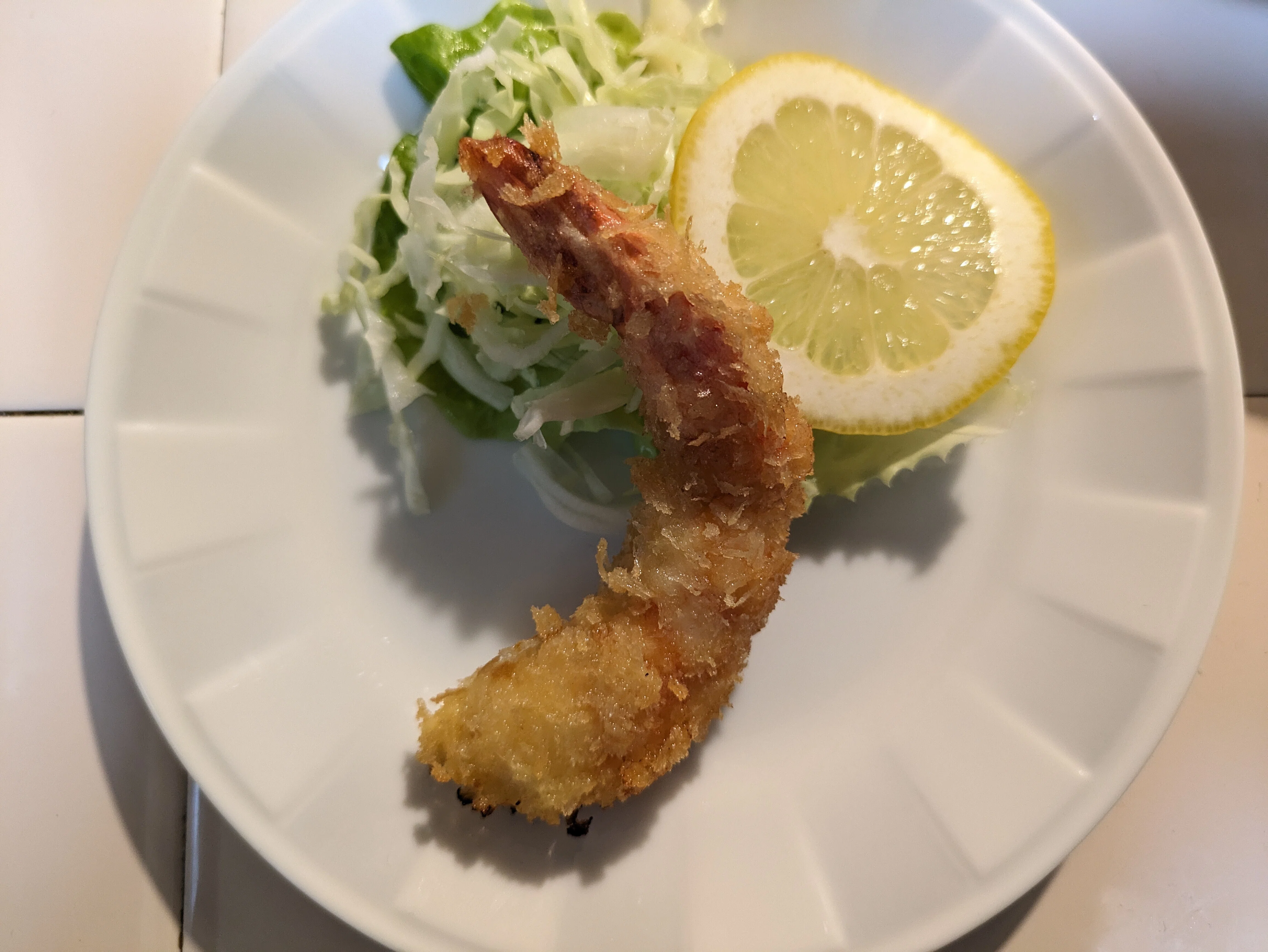 開かれた海老フライ｜tokeiya