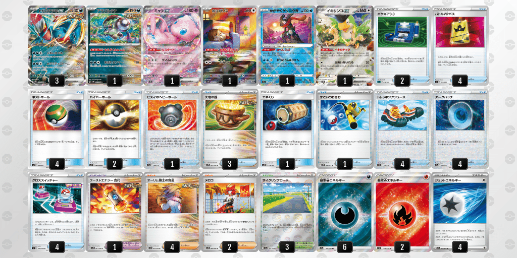 シティデッキ紹介】優勝4選！メロコ入りトドロクツキex、四天王