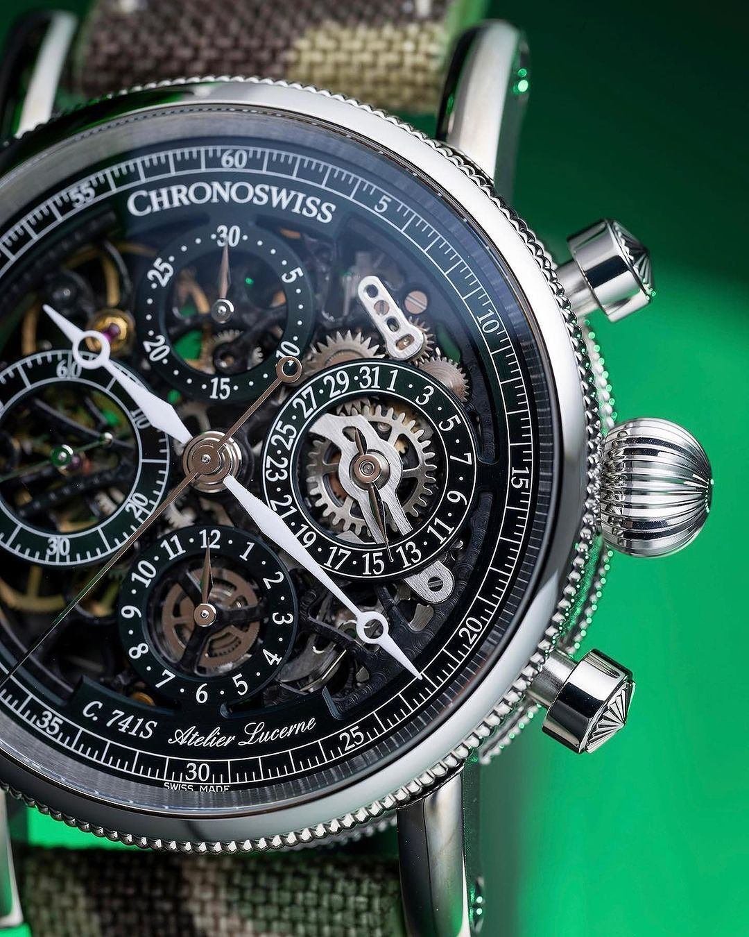 スイス【BESSA】のヴィンテージクロノグラフ CHRONOSWISSのヴィータ クロノグラフ「CH7523SV」の販売なら