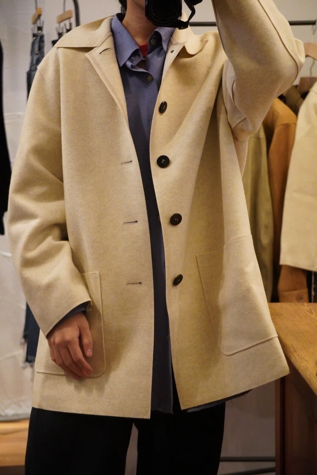 cale】より極上のフェルトアウターを2型ご紹介いたします。FELT WOOL 