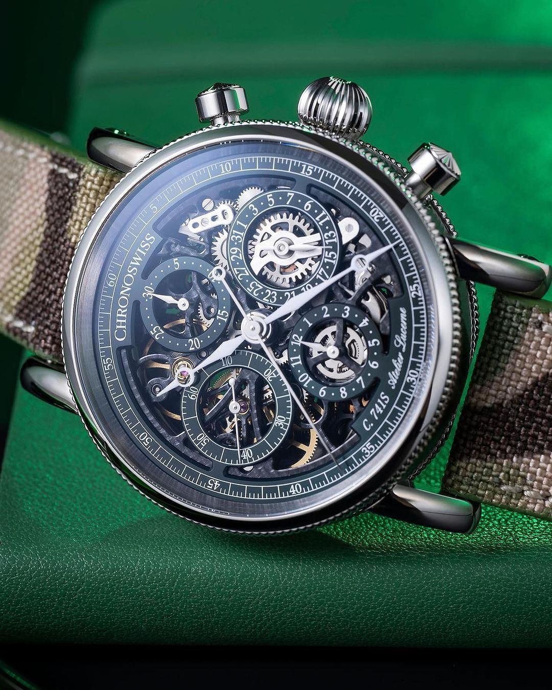 スイス【BESSA】のヴィンテージクロノグラフ CHRONOSWISSのヴィータ クロノグラフ「CH7523SV」の販売なら