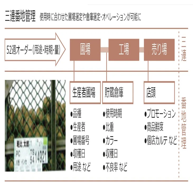 このじゃがいもはどこから来たの？を知るトレーサビリティ「じゃがいも 