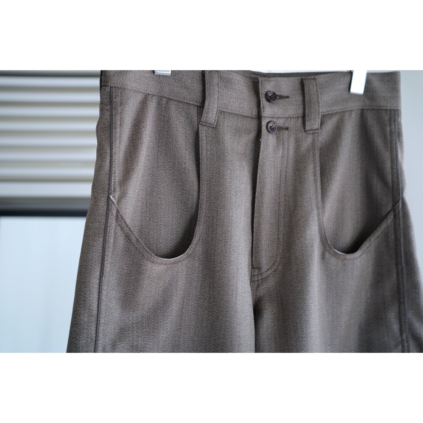 4回着用　SADE/シャーデー/3/ウール/BRW/無地/SADE-PT18 4回着用 SADE/シャーデー/3/ウール/BRW/無地/SADE-PT18 4回着用