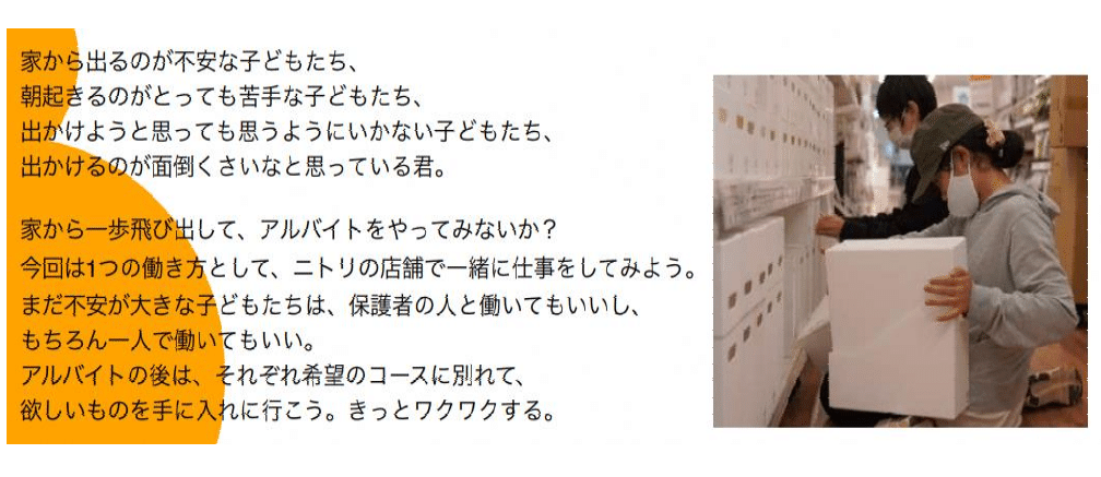 不登校や学校になじめないでいる皆さんを対象にした学校外の学びの場
