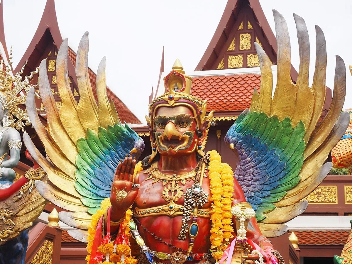 木彫り インド神 カルーガ 木彫り インド神 カルーガ
