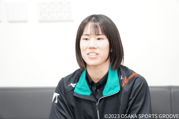 JT大阪マーヴェラスの林琴奈選手のレプリカユニフォーム 林琴奈が、自信を手にできた理由。「一体感のある大阪