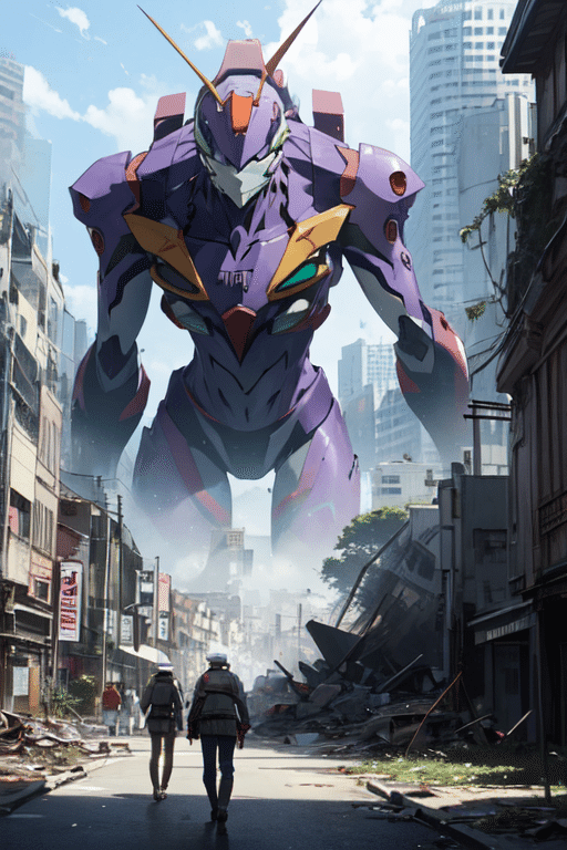 PixAIの新世紀エヴァンゲリオン4選｜Melon