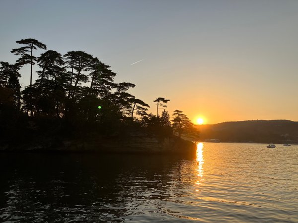 松島の夕焼け