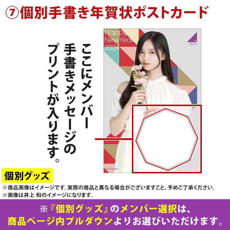 乃木坂46 福袋 井上和 BIGアクリルスタンド キーホルダー ステッカー 乃木坂46 福袋 lucky bag 2025 個別BIGアクリルスタンド