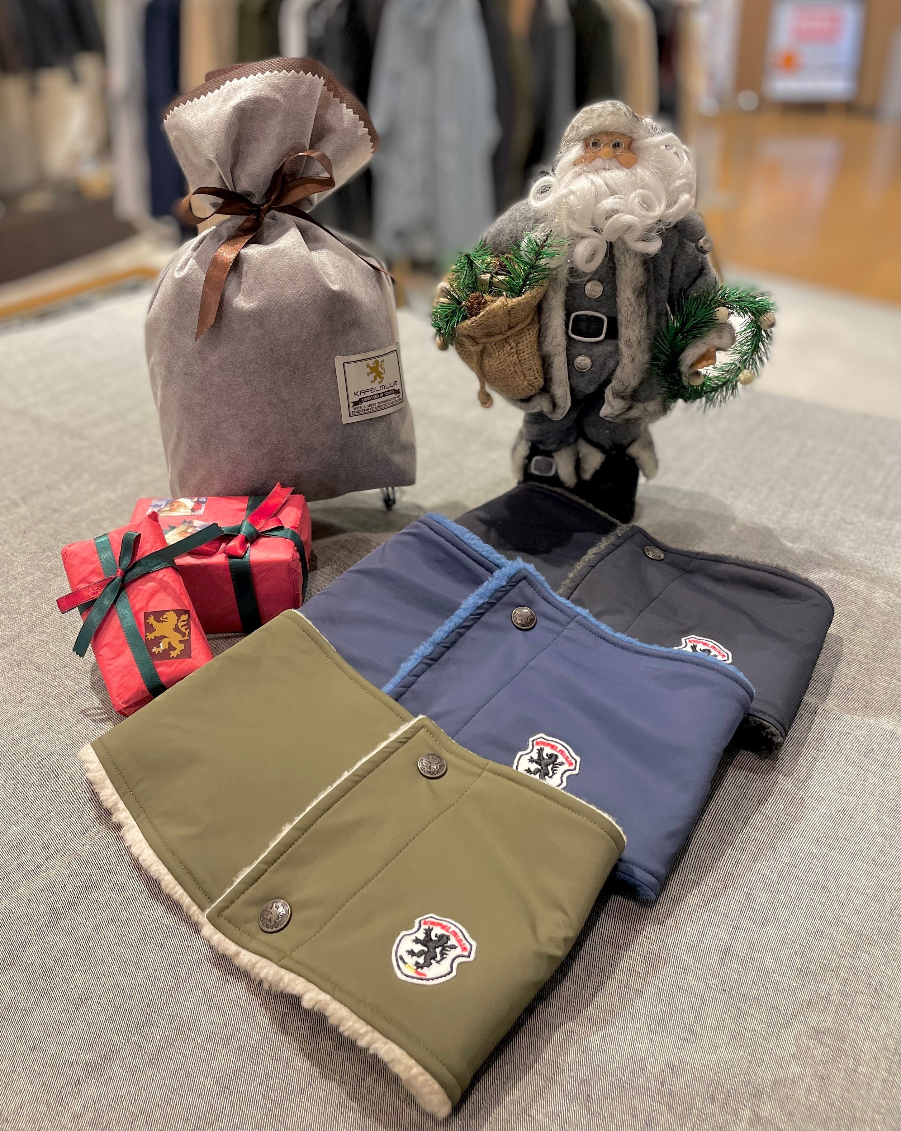 カペルミュール サイクリング トスカーナボア ネックウォーマー 防風はっ水素材 オリーブ ONE SIZE