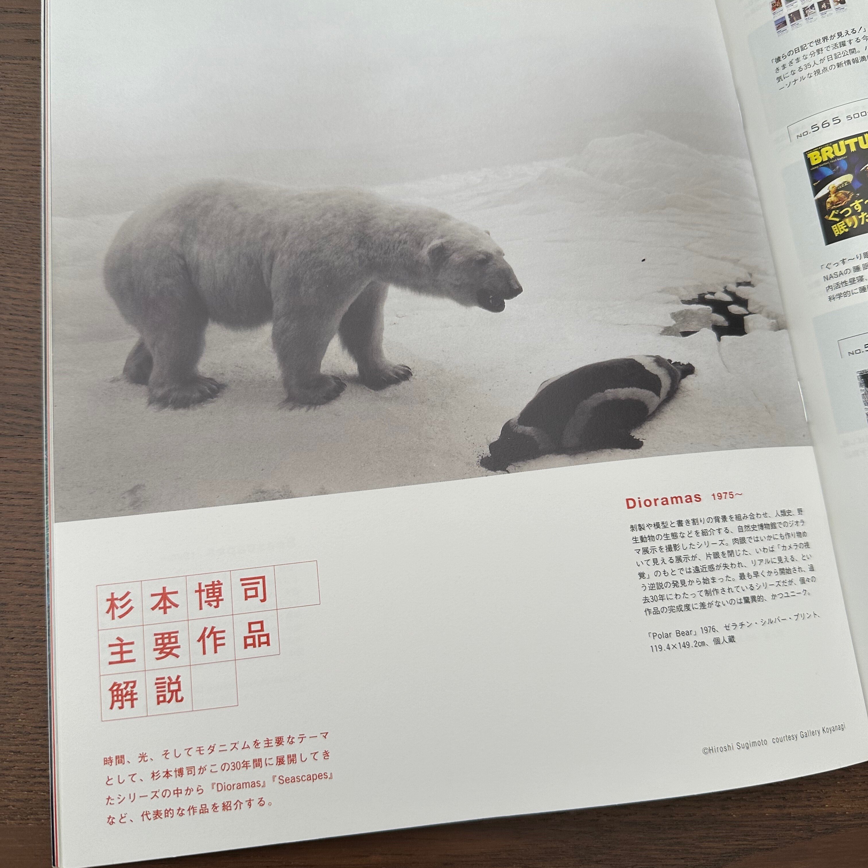 杉本博司を知っていますか？」 BRUTUS 2005年9月15日号
