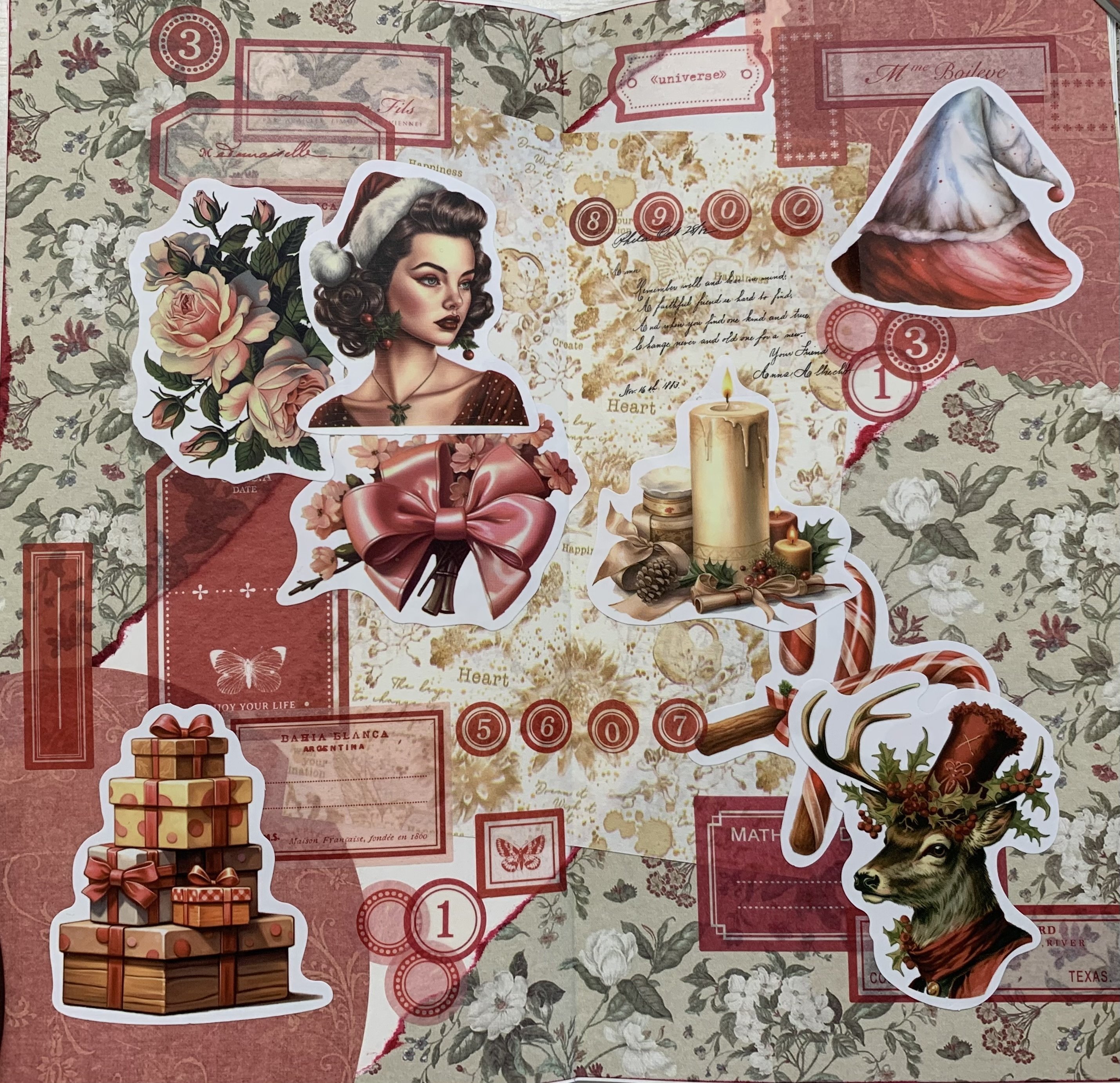 クリスマスコラージュその1｜vivi