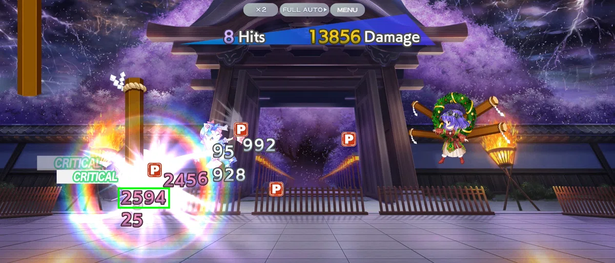 [Touhou LostWord] Learning about the Attention effect with Lr Ayaya ...