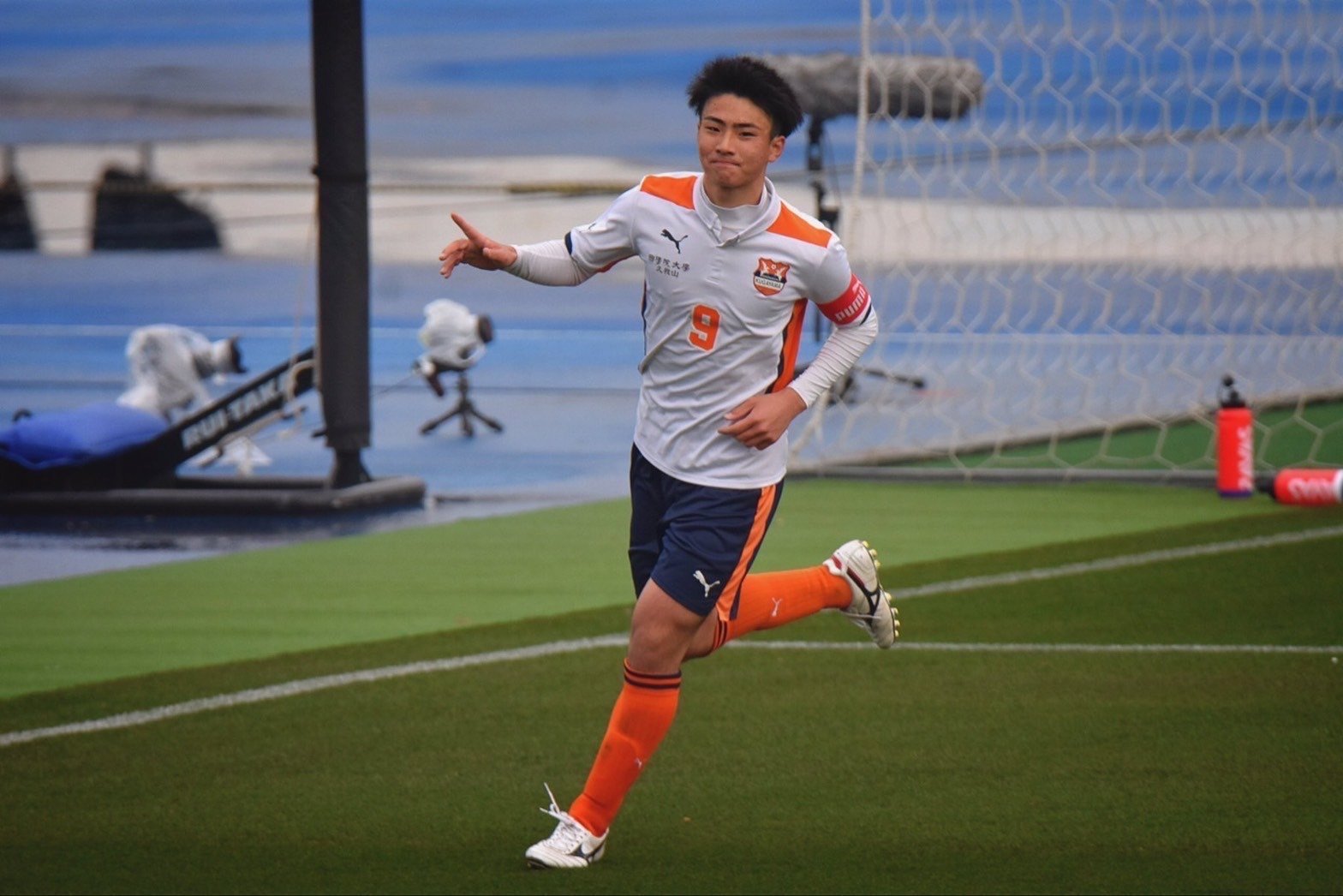 早稲田大学　ア式蹴球部　國學院久我山　ウォーマー　上下　サッカー　ソックス付き DAYS×ゲキサカ連動企画vol.91]國學院久我山DF山本研(3年)_久我山の