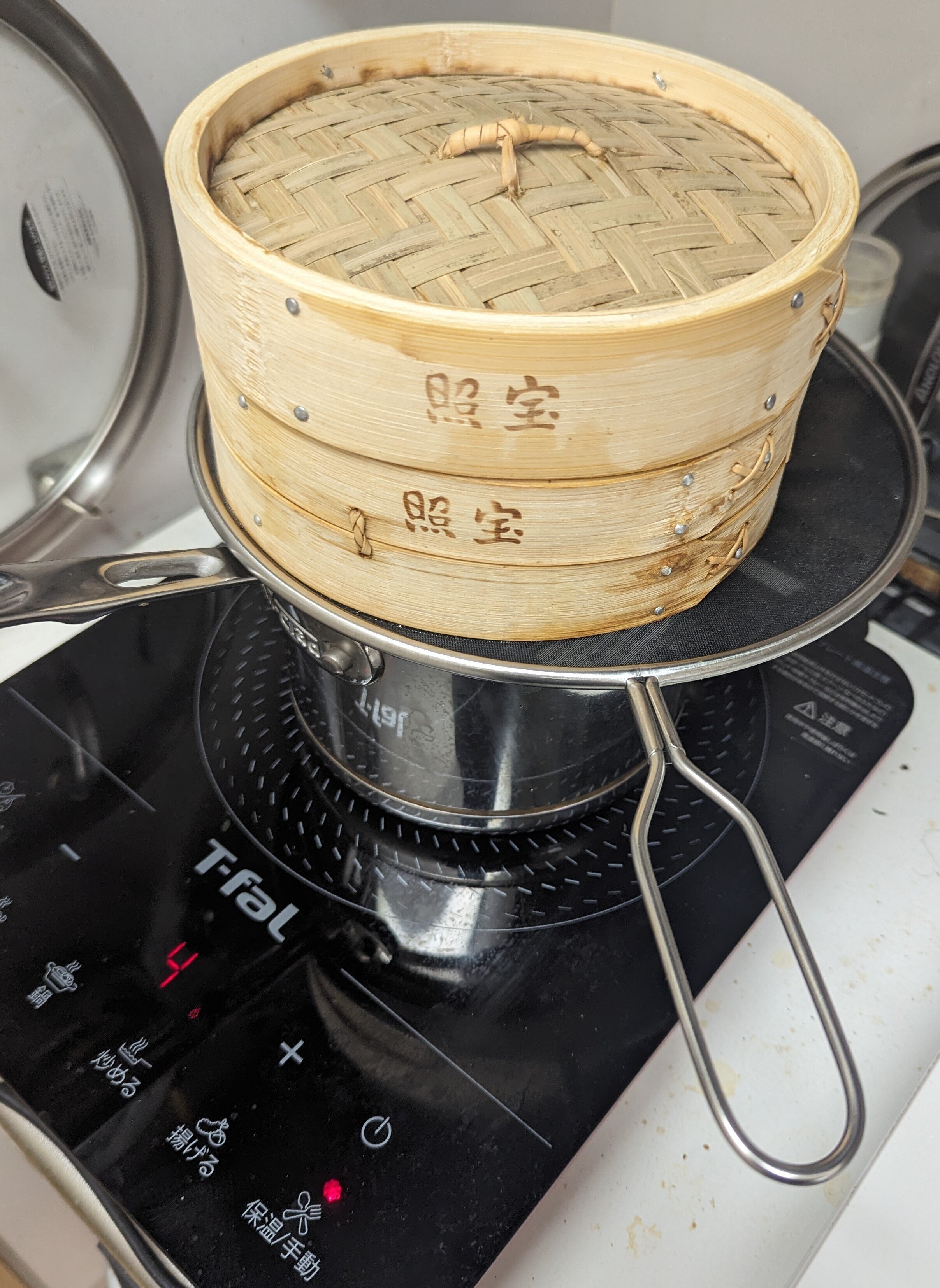 照宝竹製蒸籠蒸し板付き