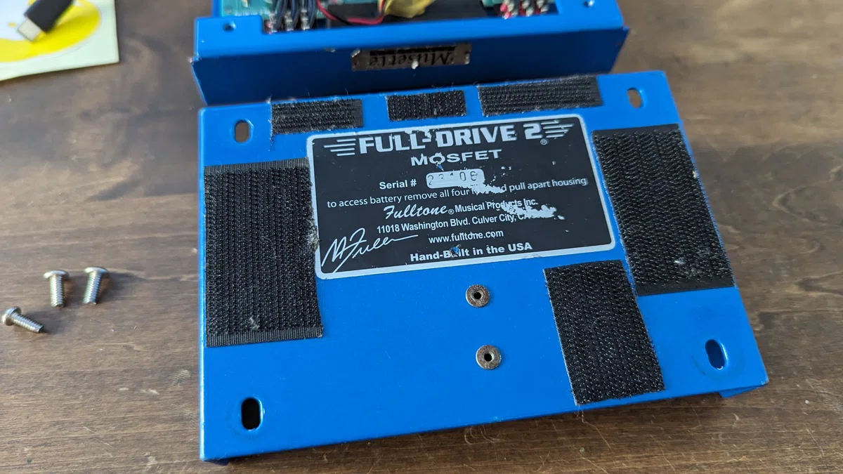ジャンクfulltone fulldrive2を修理しよう｜huaaNOTE